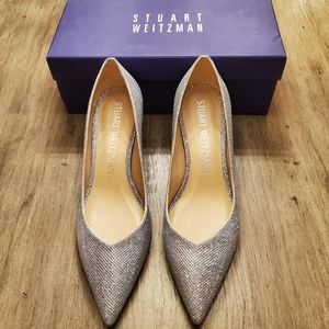 Stuart Weitzman Pewter Scotch Napa